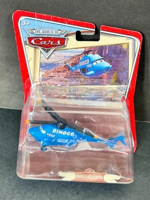 Disney World of Cars Mega Deluxe Tamaño DINOCO HELICÓPTERO #5 azul el rey genial Foto 1 de 4