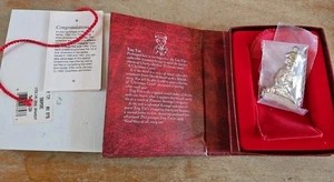 Oneida Sterlingsilber 1992 Tiny Tim "A Christmas Carol" Ornament NEU IN BOX - Bild 1 von 7