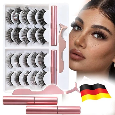 10 pairs magnetic eyelashes magnetic eyelashes natural look magnetic lashes eyelashes - Image 1 of 4