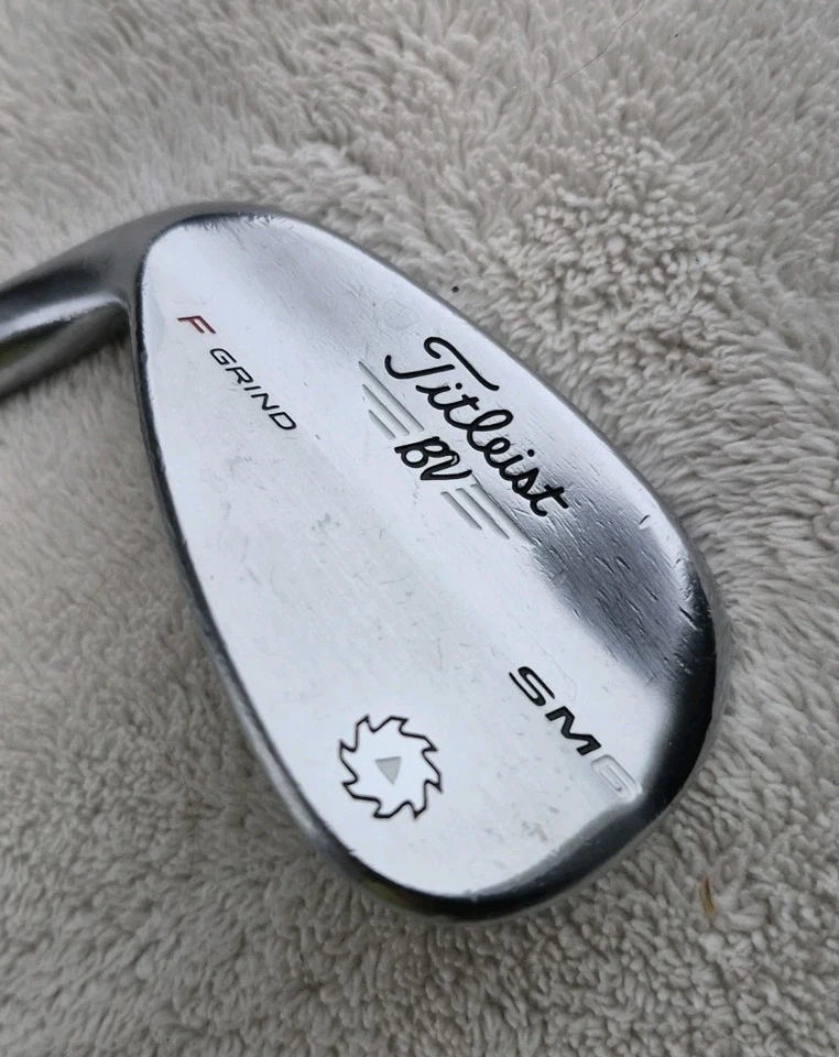 Titleist Vokey SM6 54-14 F-Grind LH Sand Wedge 35.25" Stock Steel Nice Tour Wrap - Image 1 of 4