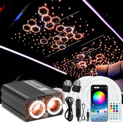 Twinkle/Meteor Fiber Optic Car Home Headliner Star Light kit Roof Ceiling Lights