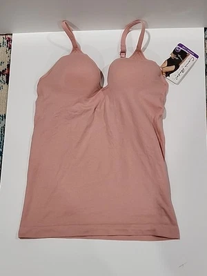 Womens Carrie Amber Intimates Shaping Camisole Cami Size S/M Pink - Image 1 of 4