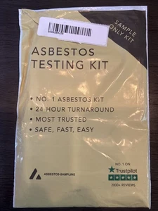 Kit de prueba de asbesto (kit solo muestra) UKAS Cert resultado 24 horas - Imagen 1 de 2