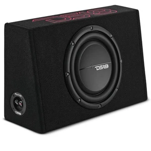 10” 350W RMS 2-Ohm Shallow Loaded Sealed Subwoofer Enclosure for Pickup Trucks - Picture 1 of 8
