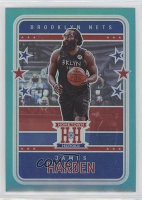 2020-21 Panini Chronicles Hometown Heroes Optic Teal James Harden #564 - Image 1 of 2