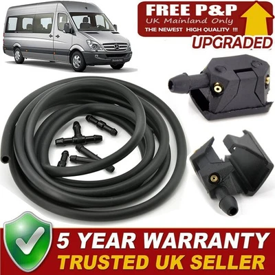 Scheibenwaschdüse Wischwasser Spritzdüse Schlauch für Mercedes Sprinter Crafter - Bild 1 von 4