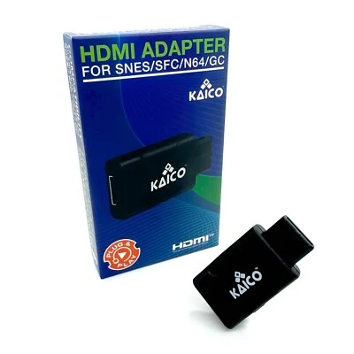 Kaico Passthrough HDMI for Nintendo SNES N64 and GC with S-Video and Composite - Image 1 of 4