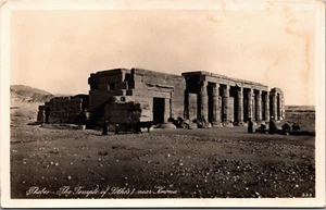 Egipto Tebas El Templo de Sethos I cerca de Kurma Vintage RPPC B177 - Imagen 1 de 2