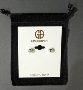 Giani Bernini: Pendientes de tachuelas de plata esterlina de 6 mm: NUEVOS CON ETIQUETAS - Imagen 1 de 5