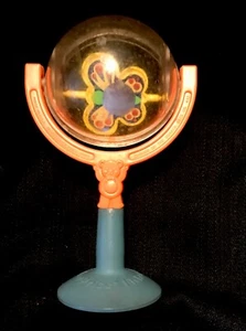 Silla alta vintage Fisher Price mariposa giratoria bebé juguete sonajero ventosa - Imagen 1 de 4