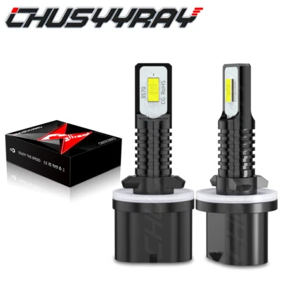 Kit de conversión de bombillas antiniebla LED blancas 6000 k para Chevrolet Corvette 1984-1990 Foto 1 de 4