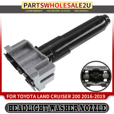 Bocal de arruela de farol dianteiro direito para Toyota Land Cruiser 2016-2019 8520760110 - Imagem 1 de 4