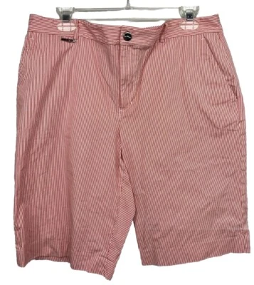 Bermudas LRL Lauren Ralph Lauren Active Seersucker Rayas Talla 12 Golf Foto 1 de 4