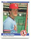 Carte de baseball 1984 Fleer #339 Andy Van Slyke RC recrue St. Louis Cardinals 21374
