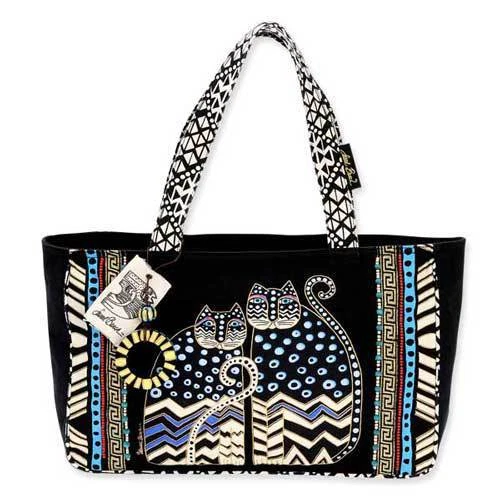 Laurel Burch Medium Tote With ZIPPER Top - 087207