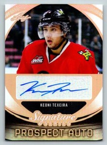 2015-16 Leaf Signature  AUTO #SPKT1 Keoni Texeira/104* *#/104 (ref 209649)