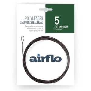 Airflo Salmone / Steelhead Polyleader - Lavello veloce 5' - Nuovo - Foto 1 di 1