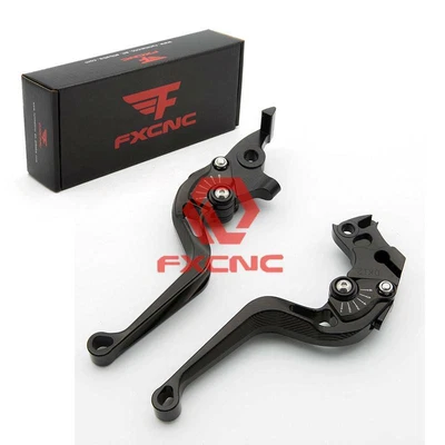 3D Newly Camber Brake Clutch Levers Stripes For BUELL Ulysses XB12X 2009 Black - Imagem 1 de 4