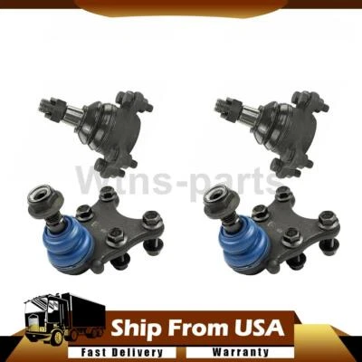 Front Upper Lower Ball Joints 4x For 1991-1992 Isuzu Rodeo 3.1L - Image 1 of 4