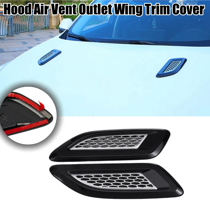 2x Cubierta de moldura de ala de salida de aire del capó del auto para Land Rover Range Rover 2013-2018 Foto 1 de 4