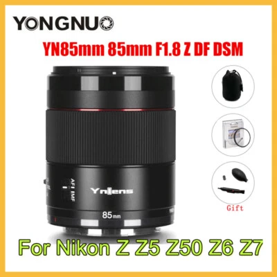 YONGNUO YN85mm F1.8Z DF DSM Full Frame AF/MF lens for Nikon Z Z50 Z6 Z6II Z7 II  - Image 1 of 4
