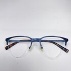 Warby Parker Eyeglasses Frames Blue Brown Wallis W 2550 53-20 145 23174