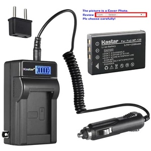 Kastar Battery LCD AC Charger for CONTAX BP-1500S Tvs Digital KYOCERA BP-1500S - Picture 1 of 11