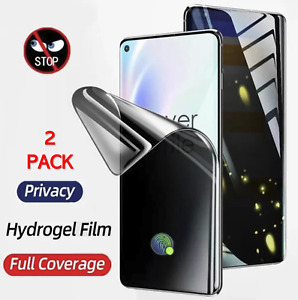 For Samsung S23 Ultra S22 S21 Privacy AntiSpy Soft TPU Hydrogel Screen Protector