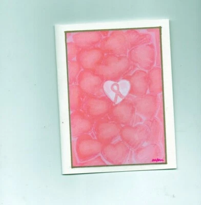 Set of Six Breast Cancer Awareness Note Cards - Image 1 of 2