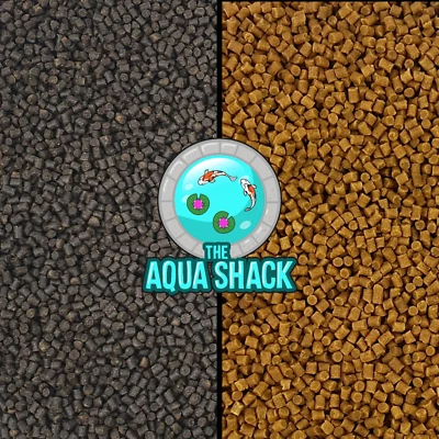 THE AQUA SHACK Sinking Winter Pellets Pond Fish Food - Koi Goldfish Tench Sturgeon Sterlets