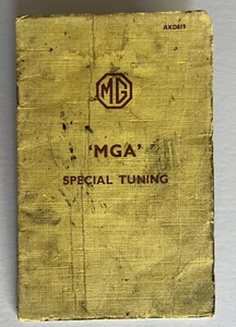 MG: MGA 1500 Special Tuning Booklet, Issue 1, AKD819, 1958 - Bild 1 von 10