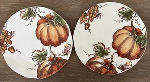 2er Set - Maxcera PUMPKIN SKETCH 10,5" Überbackene Essteller - Bild 1 von 3