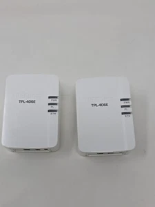 Adaptateur Ethernet ligne secteur Trendnet TPL-406E2K/A - Photo 1/4