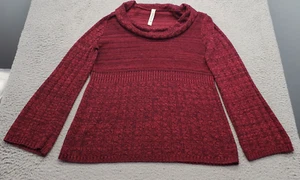 L.A. Blues Sweater Womens XL Multi Malt Knit Long Sleeve Cowl Neck Pullover - Picture 1 of 5