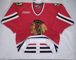 Vintage Rare Chicago Blackhawks NHL 2000 Pro Player Hockey Jersey Size 50 - Picture 1 of 8