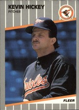 1989 Fleer Update #4 Kevin Hickey