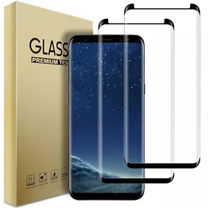 2Pack For Samsung Galaxy S8 S8+ S8 Plus Tempered Glass Clear Screen Protector - Picture 1 of 24