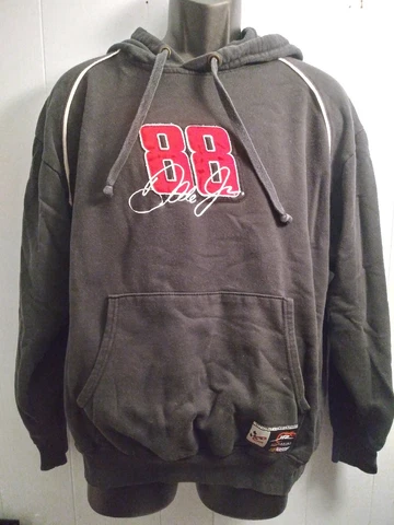 Dale Jr Sweatshirt M Black Pullover Cotton Long Sleeve Hoodie Jacket NASCAR #J1 Cover