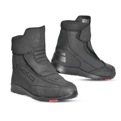 BELA Motorcycle Motorbike Mens Urban Touring Boots CE-approved Black