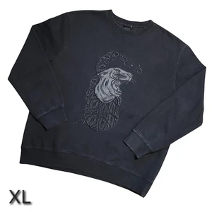 H&M Black Crewneck Men Sweatshirt US X-Large - Picture 1 of 2