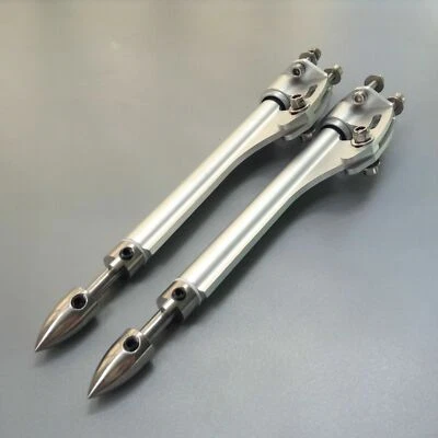 CNC Alloy 110mm Stinger with 3/16" 4.76mm prop shaft drive dog and prop nut part - Image 1 of 4