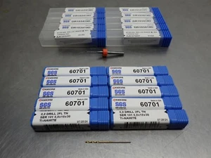 Lot Of 20 NEW! Assorted Kyocera SGS Carbide Drill (10).024" (10).8mm (As Shown) - Picture 1 of 3