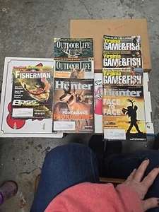 Lot of 8 Hunting/fishing Magazines (2004/2005/2013) Outdoors Life, Hunter & More - Picture 1 of 21