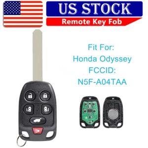 For 2011 2012 - 2014 Honda Odyssey Keyless Uncut Remote Car Key Fob N5F-A04TAA - Picture 1 of 8