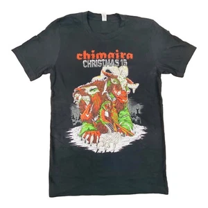 T-Shirt Chimaira Nera Metallo Piccola Fascia Natale 2015 - Foto 1 di 7
