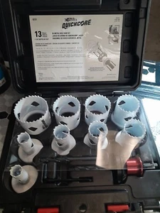 Blu-Mol Xtreme QuickCore Bi-Metal Hole Saw Set 13 pc - Picture 1 of 3