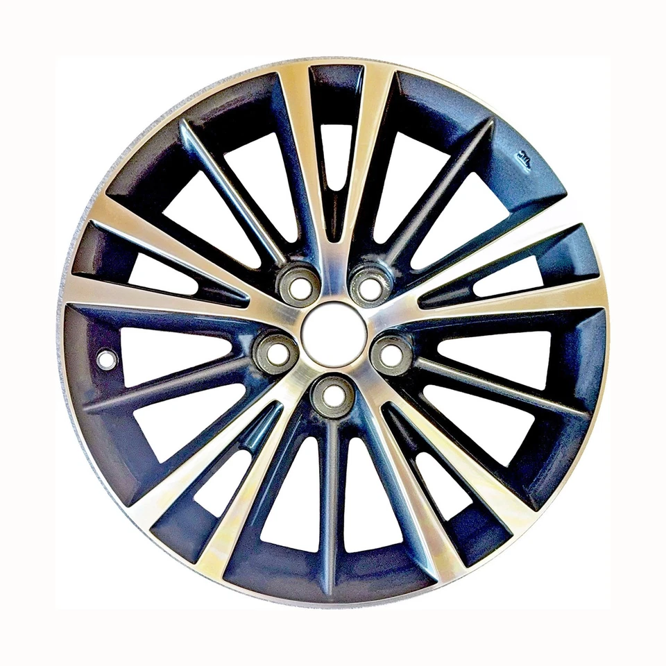 16x6.5 Machined Medium Charcoal Wheel fits 2014-2019 Toyota Corolla Sedan - Изображение 1 из 1