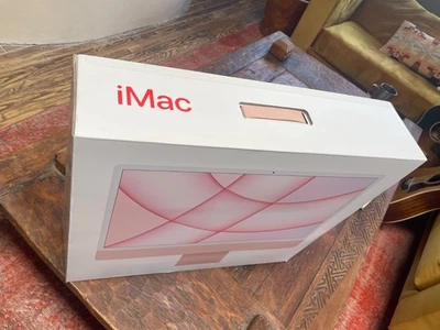 iMac 24” chip M1 rosa - SOLO CAJA VACÍA Foto 1 de 4