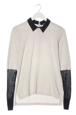 VOLCOM Feinstrickpullover Damen Pullover Gr. DE 36 wollweiß-schwarz Casual-Look - Bild 1 von 4