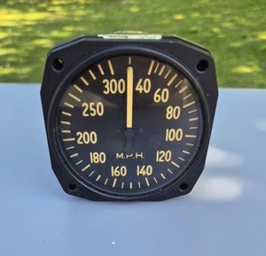 Airspeed M.P.H Messgerät Flugzeug Cockpit Instrument - Bild 1 von 3